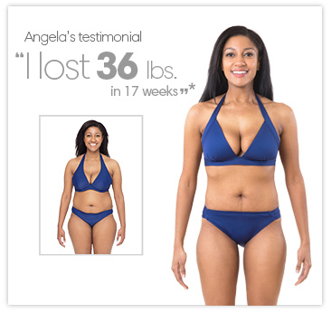 Angela lost 36 lbs. in 17 weeks