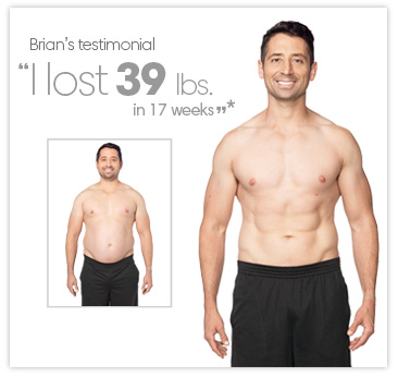 Brian lost 39 lbs. in 17 weeks