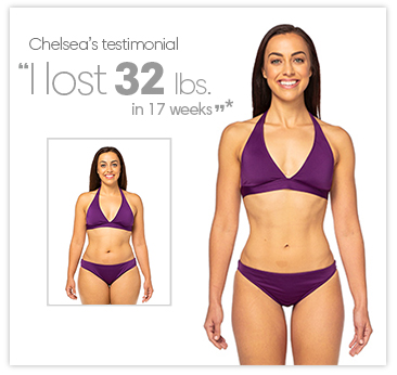 Chelsea lost 32 lbs. in 17 weeks