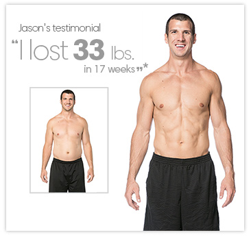 Jason lost 33 lbs. in 17 weeks