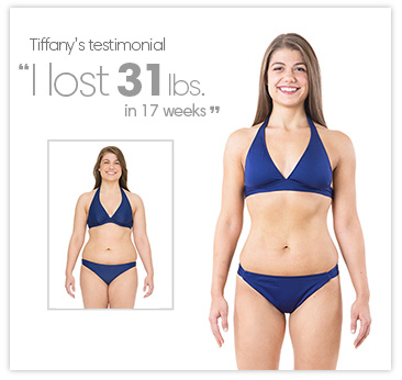 Tiffany lost 31 lbs. in 17 weeks